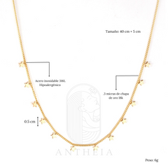 Collar choker estrellitas
