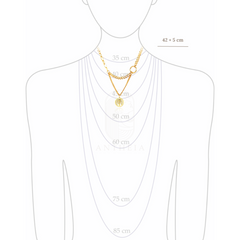 Collar cubano doble árbol de la vida