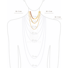 Collar cadena triple