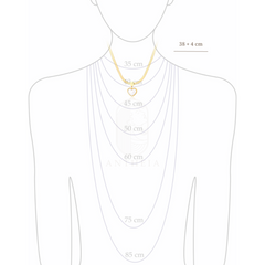 Collar corazón love perla