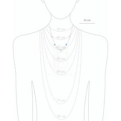 Choker cadena ojos turcos