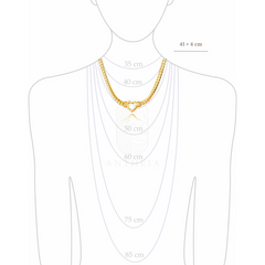 Collar versace eslabones corazón