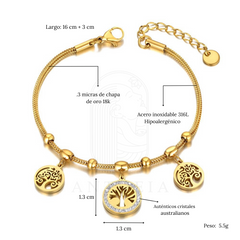 Pulsera árbol de la vida