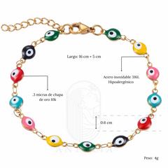 Pulsera ojitos turcos