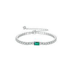 Pulsera esmeralda cristales