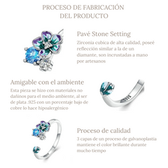 Anillo flor orquidea - AN0044A