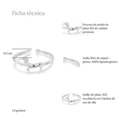 Anillo perro salchicha - AN0046A